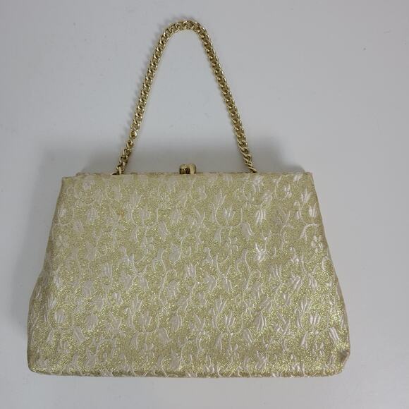 Vintage Town & Country Womens‎ Bag One Size Classy Gold Chain Clutch Purse - Picture 1 of 5